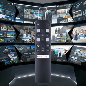 HUAYU RC802V FNR1 Mini ABS Material <strong>Fixed</strong> <strong>Code</strong> High Quality Custom Voice <strong>Remote</strong> <strong>Control</strong> for TCL LED LCD Smart TVs ROHS Certified - Product Image 3