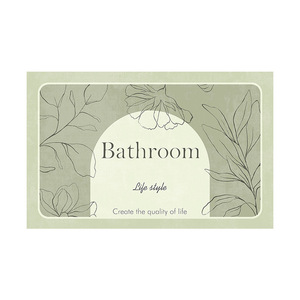 Alfombra de Baño de Tierra de Diatomeas, Rectangular, con Diseño Floral, de Secado Rápido, Absorbente, Antideslizante, para Uso Doméstico - Product Image 3