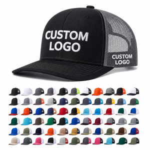 Wholesale Custom Embroidery Logo Fast Delivery Hats Blank Mesh Trucker Hat Perforated Snapback Trucker <b>Caps</b> - Product Image 1