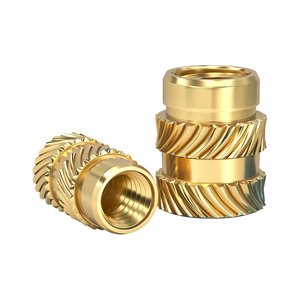 Inserti filettati in ottone M1-M8 con filettatura a spina di pesce per incollaggio a caldo, elementi di fissaggio per stampa 3D e materie plastiche - Product Image 3