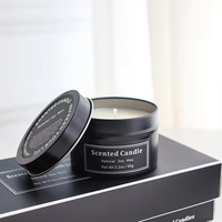 Fabricant de bougies en gros, ensemble de bougies parfumées de luxe, ensemble de bougies en cire de soja de 4 oz, ensemble cadeau pour la décoration de mariage