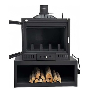 Foyer extérieur pour les amateurs <span class=keywords><strong>de</strong></span> confort et d'ambiance, avec vue panoramique en verre, rangement intégré pour <span class=keywords><strong>bois</strong></span> <span class=keywords><strong>de</strong></span> <span class=keywords><strong>chauffage</strong></span>, structure élégante, foyer chauffant - Product Image 5