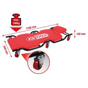 KS TOOLS-500,8003 Camilla accionable, 1160x540mm - EAN 4042146713525 INSPECTION CREEPERS - Product Image 2