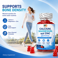 Bulk aankoop veganistische, hoogwaardige calcium magnesium zink gummies voor botdichtheid