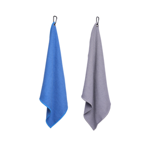 Low Price Customize Logo Small Waffle <strong>Golf</strong> <strong>Towel</strong> With Buckle - Product Image 3