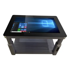 Multi-Function 43 50 55 65 Inch Hd Table Board Games Interactive Voice Control Lifting Touch Screen Table For Home Or Office