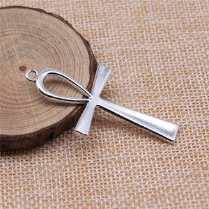 WYSIWYG 50pcs/bag 52x28mm Life Key <strong>Ankh</strong> Cross Charms for <strong>Jewelry</strong> Making ABD-C10074 - Product Image 4
