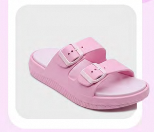 Sandali Comodi EVA con Doppia Fascia 27 Rosa Estivi Open Toe - Product Image 1