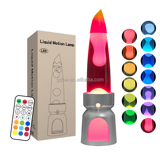 OEM LED Lava Lamp Color Changing Wax Motion Light Creative Decorative  Night Light for Bedroom Home
