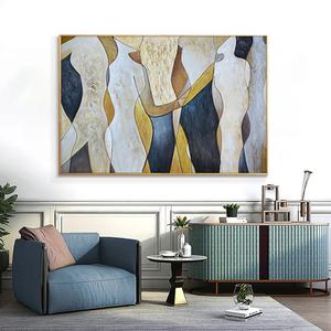 Pintura Original Minimalista Personalizada, Arte de Pared Hecho a Mano, Decoración del Hogar, Lienzo Abstracto, Pintura Acrílica Texturizada en 3D - Product Image 3