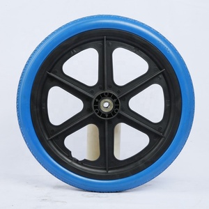 Ruota in gomma piena per carrozzina in plastica 16x 1.75 - Product Image 3
