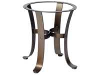 Accessoires de meubles modernes personnalisés Base de table en fonte industrielle Pieds de table larges et plats en métal en acier inoxydable