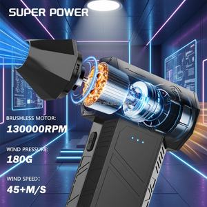 Violent Turbo Fan Electric Hair Dryer Adjustable Brushless Motor High-Speed Wireless Vacuum and <b>Blower</b> - Product Image 3
