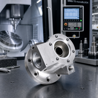 Pièce tournée en aluminium usinée sur commande par CNC 5 axes et services de fraisage de précision avec conception CAO pour composants industriels