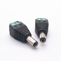 Nouvelle prise d'alimentation cc CCTV caméra adaptateur prise 5.5x2.1mm à 5.5*2.5mm mâle femelle connecteur Jack