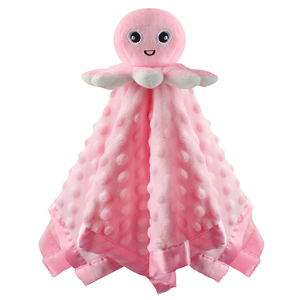 U818 manta de seguridad personalizada para bebé, juguete para acurrucarse, pulpo de peluche, Animal relleno cómodo para bebé, juguete de peluche suave, regalos para niños - Product Image 1