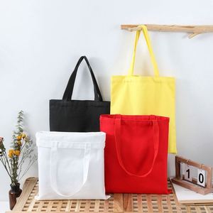 Bolsas de Compra Reutilizables de Lona de Algodón Personalizadas al por Mayor, Blancas Lisas con Logotipo Impreso Personalizado - Product Image 3