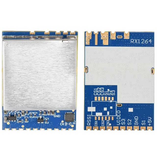 1.2G 1.3G RX1264 Wireless FPV Image Transmission Module Analog Wireless Audio and Video Transmission and Receiving Module