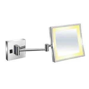 Led ışık ile Everstrong ST-V68BD banyo duvara monte makyaj aynası