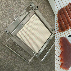 Chất lượng cao đôi cánh tay dây thép công nghiệp Mozzarella pho mát khối lập phương cắt máy cắt - Product Image 4