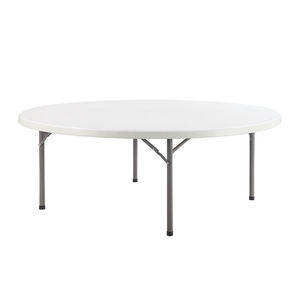 Hotsale 8-10 người ngoài trời tiệc bảng nhựa tròn gấp bàn ghế bảng cho tiệc cưới - Product Image 4
