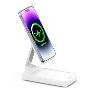 พาวเวอร์แบงค์ไร้สายแบบพับได้ Holder15W 10000มิลลิแอมป์ต่อชั่วโมงพาวเวอร์แบงค์แบบ3 in 1ชาร์จไร้สายได้สำหรับ <span class=keywords><strong>iPhone</strong></span> 15 - Product Image 5