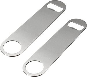 Abridor de Botellas de Cerveza de Acero Inoxidable Plateado, con Logotipo Personalizado por Sublimación, Venta al Por Mayor de Fábrica - Product Image 1