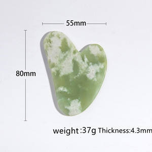 Vente en gros <span class=keywords><strong>de</strong></span> rouleaux <span class=keywords><strong>de</strong></span> jade naturel <span class=keywords><strong>de</strong></span> haute qualité, sans bruit, pour le visage et outils <span class=keywords><strong>de</strong></span> grattage Gua Sha pour femmes - Product Image 4