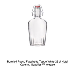 Bormioli Rocco 25 cl White Flask with Cap - Product Image 2