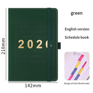 แผนขายดีใหม่สุดสร้างสรรค์เวอร์ชั่นภาษาอังกฤษสมุดตารางเวลาปกแข็งบันทึกประสิทธิภาพประจำปีสมุดบันทึกสาย A5 - Product Image 5