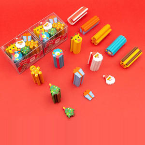 Noel Kesme Eğlencesi Yaratıcı Karikatür Çocuklar İçin Kesilebilir Kauçuk <span class=keywords><strong>M</strong></span>ürekkep Silgisi Anaokulu Ödülü Noel Hediyesi Temiz Silgi - Product Image 2