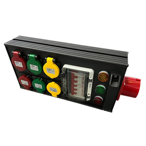 กล่องพลังงานอะลูมิเนียมอัลลอย6ทางพร้อมรุ่นตรวจสอบแรงดันไฟฟ้า-สำหรับไฟ LED และเสียงโดยเฉพาะ <span class=keywords><strong>Weibo</strong></span> กันน้ำ - Product Image 1