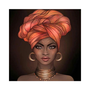 5D Diamond Painting African Woman Diamond Painting Kit by Digital Painting Rhinestone Living Room Decoration Canvas Wall Art