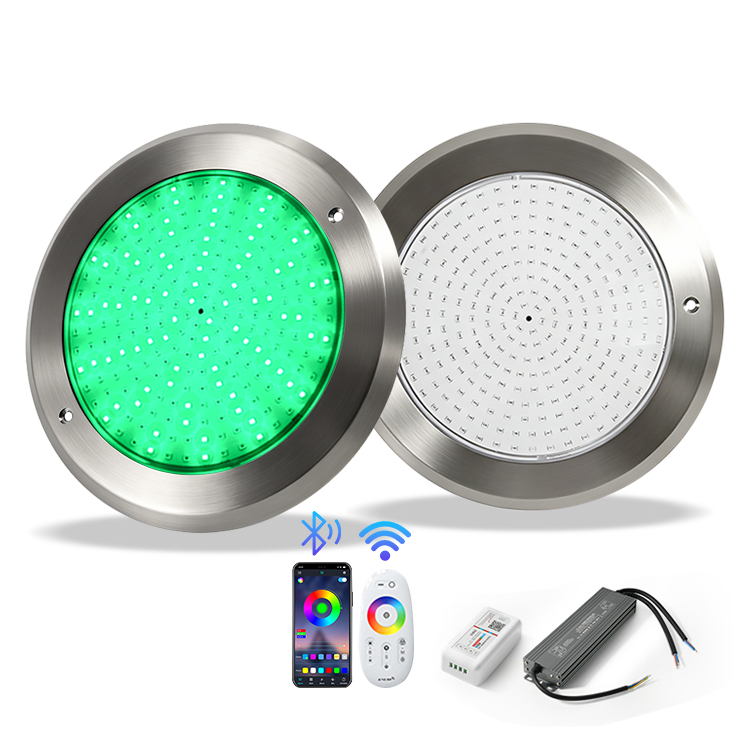 Ip68 Underwater Light New Style Resin Filled 316SS 6W/12W/18W/25W/35W 10mm RGB Color Led Swimming Pool Lights