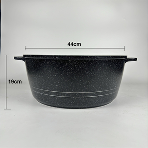 Ensemble de casseroles en aluminium moulé sous pression de style américain, antiadhésif, robuste, pour la cuisine, 32/36/40 cm - Product Image 2