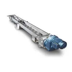 Powder Auger Conveyor LS 450 Helix Flexible Screw Conveyors For Wood Chips And Saw Dust