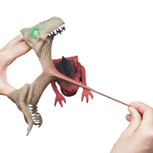 Marioneta de Mano de Dinosaurio para Niños, Juguete Divertido de Plástico TPR Suave - Product Image 4