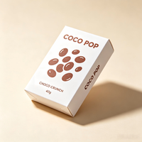 Boîte de présentation de bonbons personnalisée, écologique, biodégradable, avec fenêtre transparente, boîtes rigides en papier imprimé, emballage cadeau pour sucettes et bonbons