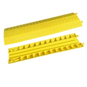 แผ่นยางชะลอความเร็ว Ronda ขนาด 1000x250x40 มม. สำหรับควบคุมการจราจรบนทางหลวงและพื้นที่ก่อสร้าง - Product Image 2