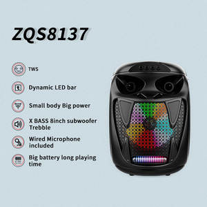 Altavoz inalámbrico Led para escenario, dispositivo de amplificación de graves, con Subwoofer, para DJ, fiesta, Karaoke, <span class=keywords><strong>15W</strong></span>, RGB - Product Image 3