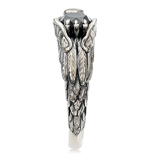 Vintage Blackened Eagle <b>Ring</b> <b>for</b> <b>Men</b> Hip Hop Fashion Finger Jewelry - Product Image 4