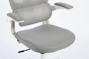 Nouvelle <span class=keywords><strong>chaise</strong></span> de <span class=keywords><strong>bureau</strong></span> <span class=keywords><strong>ergonomique</strong></span> grise en maille respirante 2026 avec appui-tête 3D réglable et coussin lombaire à ressorts, <span class=keywords><strong>chaise</strong></span> de <span class=keywords><strong>bureau</strong></span> inclinable - Product Image 5