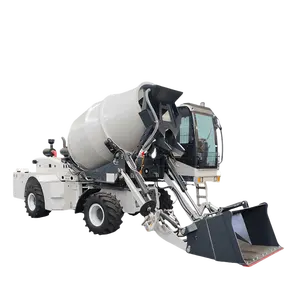 Output 7m3 Truck Mounted Cement Mixer Revolving Drum 5m3 Transit Concrete Truck Mixer Machine 3m3 With Front Loader