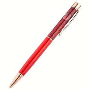 Quicksand Colorful Oil-Infused <b>Gold</b> Powder Creative Metal <b>Pen</b> With Printable Logo - Product Image 3