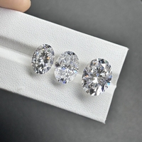 Forme ovale 5x7mm 1 carat D couleur VVS pierre précieuse diamant moissanite cultivée en laboratoire synthétique