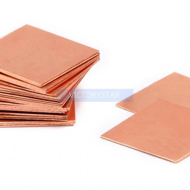 Copper Heat Sink 15  15  03 05 08 1 15 2MM 20  20  08 1mM