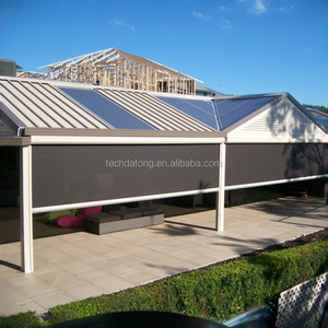 Sistema de Protección Solar Motorizado Eléctrico con Control Remoto, Ligero y Fácil de Operar, para Jardín o Patio, con Cremallera Antioxidante - Product Image 3