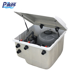 PIKES PK8035A Fiberglass Sand Filter <strong>for</strong> Inground Swimming <strong>Pool</strong> with Integrated Water Pump <strong>Filtration</strong> System - Product Image 1