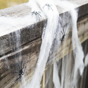 Telaraña Artificial <span class=keywords><strong>de</strong></span> 20g, Decoraciones <span class=keywords><strong>de</strong></span> <span class=keywords><strong>Halloween</strong></span> <span class=keywords><strong>para</strong></span> Interiores y Exteriores, Incluye Arañas Espeluznantes, Decoración <span class=keywords><strong>de</strong></span> Jardín - Product Image 6