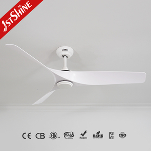 1stshine Ventilateur de plafond sans lumière Moteur CC 3 pales blanches 6 vitesses Réglage de la minuterie Ventilateur de plafond silencieux avec télécommande - Product Image 2